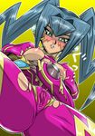  bb blush breasts cameltoe duel_monster large_breasts monster_(yugioh) nipples rai-mei straw_(artist) straw_(yokubou_hiroba) yu-gi-oh! 