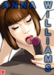  anna_williams fellatio kotoe_murasaki licking nail_polish oral penis short_hair tekken 