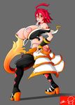  .hack//g.u. 1girl ass breasts huge_breasts red_hair solo yowkow_(.hack//) 