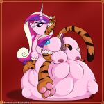  abdominal_bulge anus belly bodily_fluids chinese_zodiac clitoral_winking clitoris dock equid equine fake_ears fake_tail fangs female feral friendship_is_magic genital_fluids genitals hasbro hi_res horn male male/female mammal my_little_pony nipples novaspark patreon pink_body princess_cadance_(mlp) puffy_anus pussy_juice raised_tail shining_armor_(mlp) teats unbirthing vaginal vore winged_unicorn wings year_of_the_tiger 
