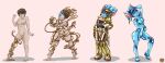  absurd_res acara_(neopets) anthro armor blue_eyes brown_eyes brown_hair duo fan_character female goo_transformation grizzlydafurry_(artist) hair hi_res human human_to_anthro jumpstart_games looking_at_self looking_at_viewer mammal metroid neopet_(species) neopets nintendo nude penetration pose rubber simple_background species_transformation symbiote tentacle_penetration tentacles transformation transformation_sequence video_games ylana_skyfire zero_suit 