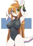  anthro bracelet breasts female freedom_planet green_eyes hair hi_res jewelry milla_basset navel orange_hair pikative video_games 