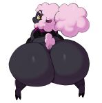  2022 anthro big_breasts big_butt bovid breasts butt caprine domestic_sheep female genitals hi_res huge_butt looking_at_viewer looking_back mammal pussy sheep sheep_mom solo sssonic2 
