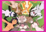  absurd_res anthro catra cervid collar domestic_cat felid feline felis female female/female group hi_res lagomorph leporid mammal masters_of_the_universe mattel netflix pantherine rabbit she-ra_and_the_princesses_of_power sibi_the_messtress sibithia_the_cat snow_leopard 