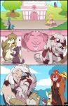  &lt;3 amber_(fuf) ambiguous_gender animal_genitalia anthro balls brown_eyes chansey closed_smile detailed_background eeveelution eyes_closed female feral fishing fishing_rod fuf genitals glaceon group hi_res human jolteon kyra_(fuf) liam_(fuf) lycanroc male mammal midnight_lycanroc nintendo open_mouth open_smile pink_eyes pok&eacute;mon pok&eacute;mon_(species) rattata red_eyes rita_(fuf) ruffy_(fuf) sandshrew scratchy_(fuf) servine sheath smile steele_(fuf) video_games yellow_eyes 