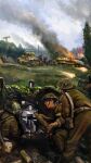  anti-tank_gun battle bren_lmg british_army fire ground_vehicle half-track hitting military military_vehicle motor_vehicle panzerkampfwagen_panther realistic soldier tank united_states_(user_rahp2343) wehrmacht wwe 