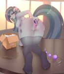  absurd_res anal anal_masturbation anthro anthrofied big_butt breasts butt buttplug clothing dildo double_penetration equid equine female friendship_is_magic gem genitals hasbro hi_res horse jewel_buttplug legwear looking_pleasured mammal marble_pie_(mlp) masturbation my_little_pony penetration plug_(sex_toy) pony pussy sex_toy thigh_highs tongue tongue_out vaginal vaginal_masturbation xjenn9 