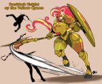  ambiguous_gender armor big_breasts big_hair breastplate breasts death elden_ring equestria_girls female friendship_is_magic full_armor hair hi_res huge_breasts humanoid killing long_hair lurkergg mask melee_weapon my_little_pony polearm shield sunset_shimmer_(eg) thick_thighs tree_sentinel_(elden_ring) weapon 