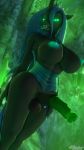  2019 3d_(artwork) animal_genitalia animal_penis anthro big_breasts breasts candy changeling colored_cum cum dickgirl digital_media_(artwork) doctor-sfm equine_penis erect_nipples fangs food friendship_is_magic glowing glowing_eyes green_cum green_theme half-closed_eyes horn intersex lollipop looking_at_viewer my_little_pony nipples open_mouth penis precum pussy queen_chrysalis_(mlp) saliva solo source_filmmaker tongue tongue_out unusual_cum 