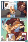  anthro comic diaper fink_(artist) hi_res kali_(artist) male tagme 