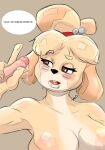  &lt;3 absurd_res animal_crossing anthro big_breasts bodily_fluids breasts brown_eyes canid canine canis cum domestic_dog duo ejaculation fellatio female genital_fluids handjob hi_res humanoid hybrid isabelle_(animal_crossing) male male/female mammal narrowed_eyes nintendo oral penile poppy&#039;s69 sex smile speech_bubble t video_games yellow_eyes 
