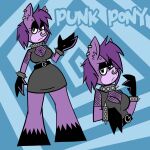  absurd_res adoptable equid equine fan_character female hi_res horse mammal pony punk punk_pony 