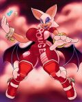  anthro big_breasts bracelet breasts chiropteran clothed clothing colored curvy_figure eyeshadow female hourglass_figure huge_breasts jewelry makeup mammal membrane_(anatomy) membranous_wings rouge_the_bat sega snao sonic_the_hedgehog_(series) thick_thighs tight_clothing wide_hips wings 