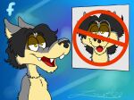  absurd_res anthro belly big_nose canid canine canis dreamy_eyes facebook forbidden garfield_(series) garfield_the_cat hi_res male mammal model_sheet shirtless solo wolf zooshi zooshi_(character) 