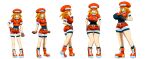  1girl growth highres hourglass roll_caskett_(mega_man) 