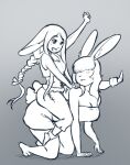  bunny highres riding sitting sitting_on_person 