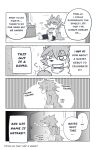  absurd_res brown_tail_(artist) canid canine clothing comic edit english_text hard_translated hetare hi_res humor male mammal stated_homosexuality stated_sexuality text translated undressing 