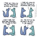  1:1 ? blue_body blue_fox_(foxes_in_love) blue_fur blue_tail canid canine comic dialogue duo english_text exclamation_point feral fox foxes_in_love fur green_body green_fox_(foxes_in_love) green_fur green_tail hi_res male_(lore) mammal shadow simple_background text url 
