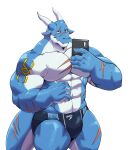  absurd_res clothing dragon hi_res jumperbear male muscular solo speedo swimwear 