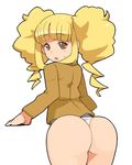  ass bottomless panties precure pretty_cure tamagoro tamagoroo_(funifuni_labo) thong underwear 
