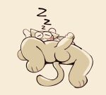  anthro archived_source balls date_unknown domestic_cat erection felid feline felis genitals jaquin_s male maloroid mammal nude penis sleeping solo solo_focus sound_effects zzz 