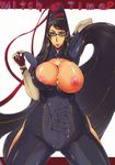  bayonetta bayonetta_(character) bb big_breasts blush breasts cameltoe cum glasses highres large_breasts nipples perfection source_request yunioshi 