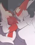  against_surface against_wall anthro belly belly_to_belly blush duo fur kabedon kissing matchstick_39 nintendo pok&eacute;mon pok&eacute;mon_(species) slightly_chubby video_games white_body white_fur zangoose 