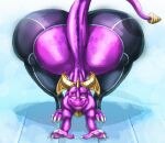  activision ass_up big_butt bottomwear butt clothed clothing dragon feral hi_res horn huge_butt huge_thighs male multicolored_body open_mouth orgasm_face pants partially_clothed purple_body purple_scales rearing_up scales smile solo spots spyro spyro_reignited_trilogy spyro_the_dragon stretching thick_thighs two_tone_body video_games wide_hips wide_thighs xtrent968 yoga yoga_pants 