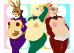  activision anthro bedroom_eyes belly bianca_(spyro) big_belly big_breasts big_nipples breasts cadbury cadbury_bunny clothed clothing digital_media_(artwork) easter female genitals group half-closed_eyes hands_behind_back holidays jorge-the-wolfdog lagomorph leggings legwear leporid lola_bunny looking_at_viewer looney_tunes mammal mascot narrowed_eyes neck_bow nipples open_mouth playboy_outfit pregnant pregnant_female pussy rabbit revealing_outfit seductive simple_background smile smiling_at_viewer solo space_jam spyro_the_dragon topless topless_female video_games warner_brothers 