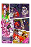  absurd_res anthro big_breasts breasts butt chiropteran clothed clothing duo echidna female fight gloves goudadunn handwear hi_res high_heels knuckles_the_echidna male mammal monotreme rouge_the_bat sega sonic_the_hedgehog_(series) 