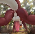  anthro anus balls butt conditional_dnp danza fossil_pok&eacute;mon genitals hi_res nintendo patreon penis pok&eacute;mon pok&eacute;mon_(species) tyrantrum video_games 