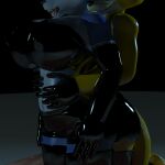  absurd_res anthro canid canine duo female fox fox_mccloud hi_res krystal latex male male/female mammal muscular muscular_male nintendo rubber star_fox themeshow101 video_games 