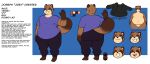  anthro barefoot belly_overhang big_butt brown_body brown_fur butt canid canine clothing digitalpelican featureless_crotch feet fluffy fluffy_tail fur gesture hi_res jacket joey_(digitalpelican) lidded_eyes male mammal model_sheet moobs navel overweight overweight_anthro overweight_male pawpads purple_clothing purple_shirt purple_topwear raccoon_dog raised_arm shirt smug smug_face smug_grin solo stated_homosexuality stated_sexuality tanuki toothy_grin topwear waving wide_hips 