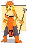  activision anthro bandicoot big_breasts blonde_hair blue_eyes breasts clothing crash_bandicoot_(series) fan_character female fur hair hi_res laranxart loppybun magic_user mammal marsupial orange_body orange_clothing orange_fur original_characters shaman solo tribal_spellcaster video_games yellow_body 