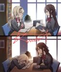  saijou_claudine shoujo_kageki_revue_starlight tagme tendou_maya yuri 