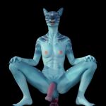  3d_(artwork) 5_fingers 5_toes abs ambiguous_penetration animal_genitalia animal_penis animated anthro areola athletic athletic_gynomorph athletic_intersex black_background black_nose blu_(earthclan) blue_body blue_breasts blue_eyes blue_fingernails blue_fur blue_penis blue_toenails bodily_fluids bouncing_breasts bouncing_penis breasts butt_from_the_front digital_media_(artwork) dildo dildo_penetration dildo_sitting earthclan3d equine_penis erection eyelashes facial_markings feet fingers flared_penis front_view fur genital_fluids genitals glistening glistening_genitalia glistening_penis gynomorph head_markings intersex knotted_dildo low_res markings masturbation medial_ring multicolored_penis nipples nude open_mouth penetration penis pink_areola pink_dildo pink_nipples pink_penis sex_toy simple_background small_breasts solo spread_legs spreading striped_arms striped_body striped_face striped_fur striped_legs stripes thick_eyelashes throbbing_penis toes tongue tongue_out two_tone_penis white_stripes 