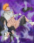  abs bleach boy_rape clothes_ripped erection ghost green_eyes kurosaki_ichigo male many_on_one muscle muscles orange_hair penis pubic_hair resistance surprised ten_on_one testicles torn_clothes uncensored yaoi 