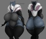  absurd_res anthro big_breasts big_butt breasts butt coolmaster98 female hi_res huge_breasts huge_butt saryn_(warframe) solo thick_thighs video_games warfare_machine warframe wide_hips 