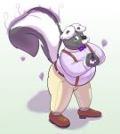  anthro father hi_res inflatingskunk male mammal mephitid musk parent skunk slightly_chubby solo 