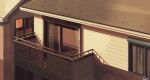  balcony building commentary_request curtains from_above hakuurei_amano highres house no_humans original outdoors scenery shadow sunset watermark window 