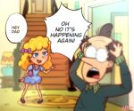  crossdressing dress eyeliner father_and_daughter father_and_son freckles incest makeup parody satire the_loud_house toon_(style) 
