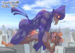  absurd_res anthro avian bird canid canine city erection falco_lombardi fox fox_mccloud frottage genitals hi_res macro male male/male mammal nintendo penis sex star_fox video_games wolf_o&#039;donnell zerokcal9812 