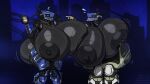  16:9 android angry areola big_breasts big_butt black_body black_nipples borisalien breasts butt cross-popping_vein duo female gesture hand_on_breast hi_res holding_breast holding_object huge_breasts huge_butt humanoid hyper hyper_breasts machine nipples not_furry nude pointing robot robot_humanoid spectre_(titanfall) thick_thighs titanfall wide_hips widescreen 