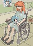  absurdres andres_manuel_lopez_obrador ayanami_rei barefoot blush character_doll feet highres hospital indoors mexico neon_genesis_evangelion pantsu-ripper parody rei_chikita sad souryuu_asuka_langley wheelchair 