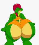  animated anthro appletun big_butt butt clothed clothing female hi_res huge_butt nintendo pok&eacute;mon pok&eacute;mon_(species) simple_background solo tansau video_games white_background 