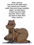  anthro big_breasts big_butt breasts brown_body brown_fur butt capybara caviid female fur hi_res iguanasarecool mammal meme rodent simple_background thick_thighs wide_hips 