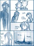  anthro blue_and_white conditional_dnp death detritus_(twokinds) english_text felid female flora_(twokinds) fur group hair humanoid inside keidran magic male mammal maren_taverndatter monochrome pantherine sketch striped_body striped_fur stripes text tiger tom_fischbach trace_legacy tuft twokinds webcomic webcomic_character 