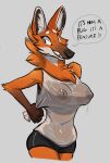  2022 anthro biped breasts brown_body brown_fur canid canine clothing female fur hi_res keadonger mammal maned_wolf multicolored_body multicolored_fur nipples orange_body orange_fur shirt simple_background solo topwear wet wet_clothing wet_shirt wet_topwear white_background white_body white_fur 
