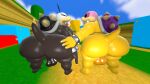  anthro anus ass_up backsack balls big_butt bottomless bracelet bracelet_only butt butt_focus clothed clothing dragon duo duo_focus eye_contact genitals group hi_res huge_butt jewelry koopa koopaling looking_at_another male mario_bros morton_koopa_jr. nintendo nude overweight overweight_male penis rear_view reptile roy_koopa scalie slightly_chubby tecbuttlovefa thick_thighs turtle video_games wide_hips 