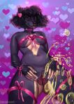  &lt;3 2022 anthro biped black_body black_fur black_hair blep bodily_fluids breasts canid canine canis digital_media_(artwork) domestic_dog female fur genital_fluids genitals hair heart_background hi_res lameboast low-angle_view mammal multicolored_body multicolored_fur peeing_on_viewer pussy solo spread_pussy spreading strife_(lameboast) tongue tongue_out two_tone_body two_tone_fur urine urine_stream watersports white_body white_fur 